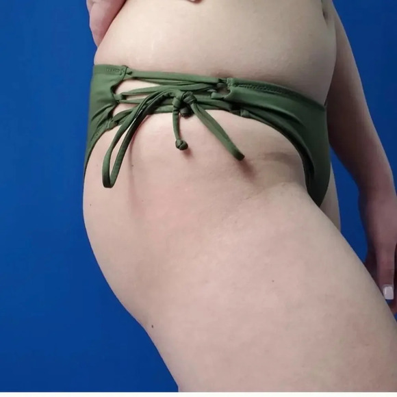H & M Green Bikini Bottom - 4 - Picture 4 of 5